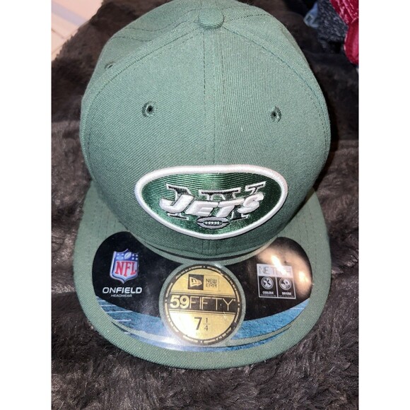 NY Jets NFL Football 59 Fifty New Era Baseball Cap Hat Embroidered 7 1/4 New - Picture 9 of 9